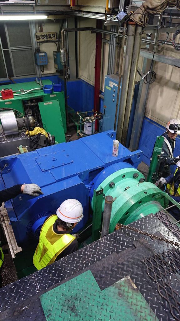 減速機入れ替え工事