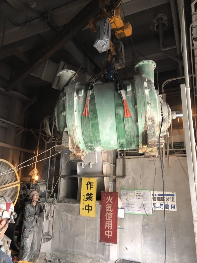 真空ポンプ分解整備